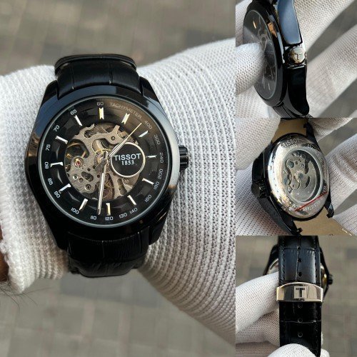 TISSOT 1853 AUTOMATIC PRIMIUM QUILTY LEATHER WATCH