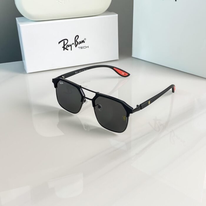 LUXURY SHADES #04 FULL BLACK BRANDED PREMIUM SUNGLASS