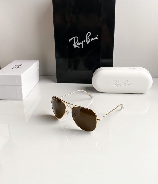 Rayban gold brown 3026