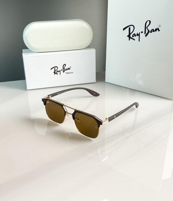 Rayban04 gold brown