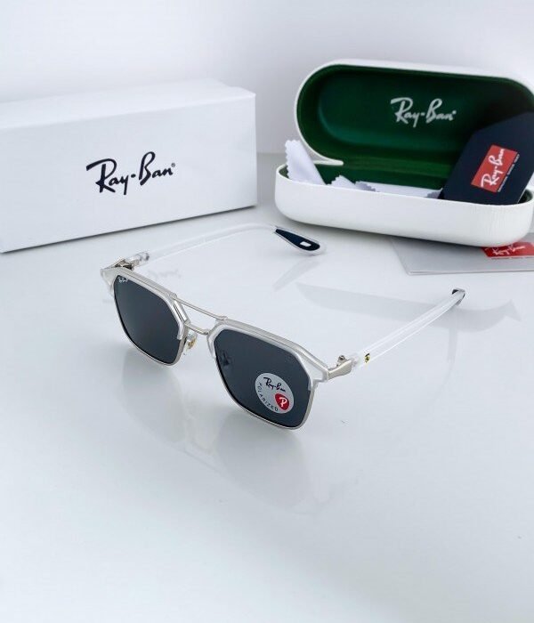 RAYBAN04 WHITE BLACK