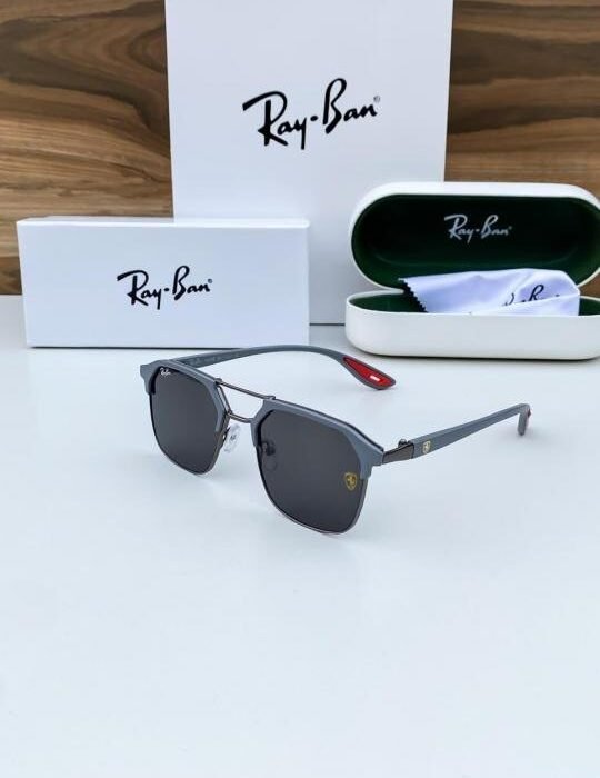 LUXURY SHADES #04 GREYBLACK EDITION PREMIUM BRANDED SUNGLASSE