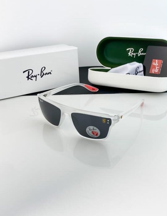 RAYBAN WHITE BLACK 3576