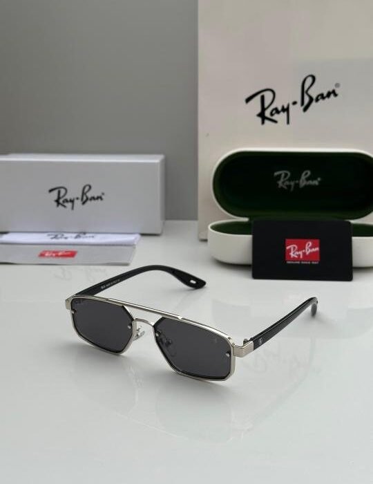 RAYBAN SILVER BLACK 101653