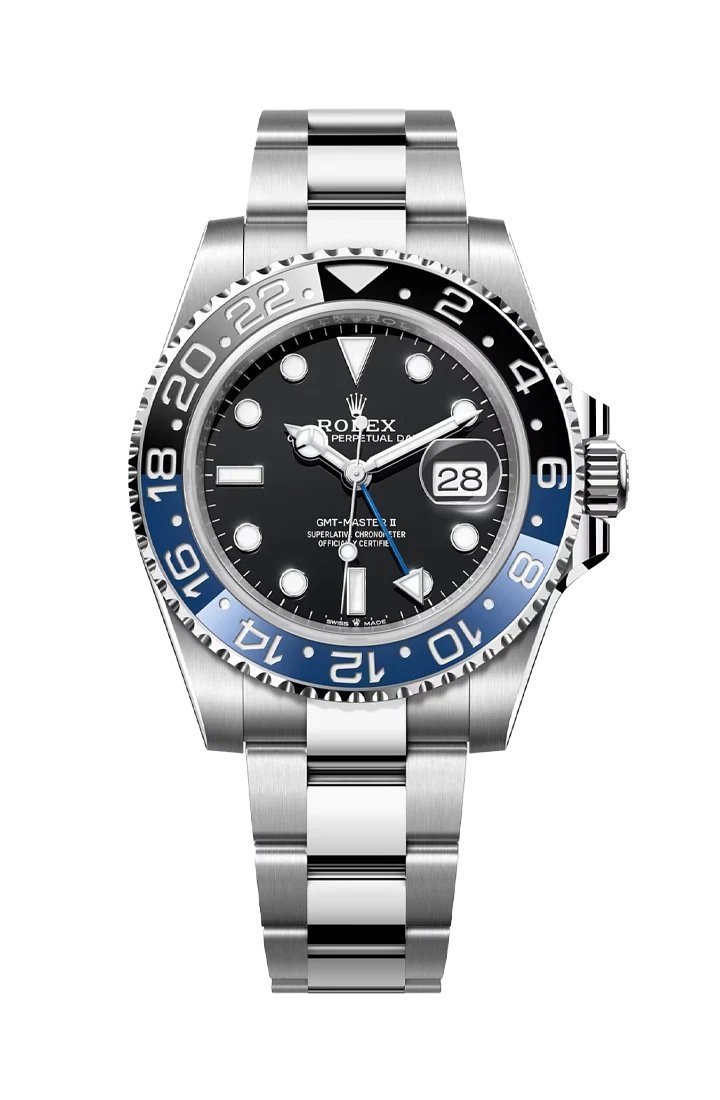 ROLEX GMT MASTER II [BLACK / BLUE / SILVER] 3009025